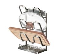 Étagère multifonctionnelle pour casseroles de cuisine - Support multifonctionnel pour planches à découper Plan de travail | Organisateur pour Tàpas Dë O'las, Chiffons, cuillères à soupe