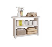 Etagère Multifonctions Chêne Clair 2 Niches L 68 H 47.5 P 25.4 cm - L 68 x l 25.4 x H 47.5 cm