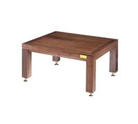 Étagère Multimédia en Bois Meuble HiFi Audio Vidéo Modifique Média Stand, Meuble Audio Visuel Unité Multimédia Robuste for Tourne-Disque Audio Vidéo(45 * 55 * 23cm/17.7 * 21.6 * 9in)