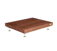 Étagère Multimédia en Bois Meuble HiFi Audio Vidéo Modifique Média Stand, Meuble Audio Visuel Unité Multimédia Robuste for Tourne-Disque Audio Vidéo(51 * 41 * 9.5cm/20 * 16 * 3.8in)