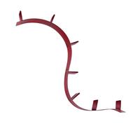 Kartell Étagère mural Bookworm 7 rouge vin PxP 320x20cm