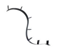KARTELL bibliothque murale BOOKWORM 3,20 m (Noir - PVC color dans la masse flame retardant)