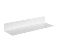 Etagère murale 1 tablette en métal Blanc, L. 50 x l. 15 x H. 7 cm, JULIETTE