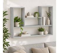 vidaXL Étagère Murale Chêne fumé 100 x 17 x 60 cm Bois d'ingénierie