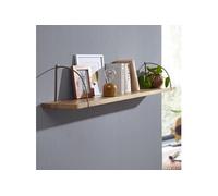 Etagère murale 100x22x25 cm en manguier et fer doré