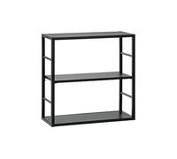 Etagère Murale 2 Niveaux "Switch III" 60cm Noir