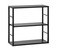 Étagère Murale 2 Niveaux "Switch III" 60cm Noir