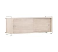 Étagère Murale 2 Portes Paris 122cm Naturel
