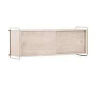 Venture Home - Etagère murale 2 portes 48 x 122 cm Paris blanc Blanc G