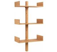 BALANCE - Etagère Murale 3 Niveaux en Bambou -