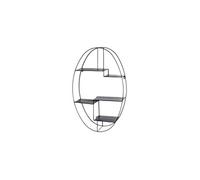 Etagère Murale 3 Niveaux "Tybia" 71cm Noir
