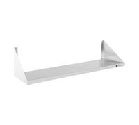 Royal Catering Étagère Murale Rangement Cuisine RCTR-90 (incl. matériel de fixation, surface de rangement pratique, 30 x 90 cm, Inox)