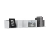 Étagère Murale 4 Compartiments "Nel" 92cm Blanc