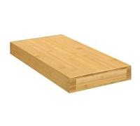 Étagère murale 40x20x4 cm bambou Naturel bambou G