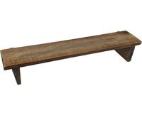 Etagère murale 58 cm avec pieds - en vieux bois