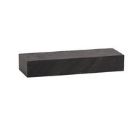 Étagère murale, 60 x 10 x 20 cm, en bois massif, aspect pierre, design moderne, design flottant, rectangulaire, pour le salon, anthracite