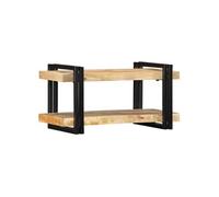 vidaXL Étagère murale 70x33x35 cm bois de manguier massif brut, étagère flottante, étagère murale d'exposition, étagère CD, 4017482
