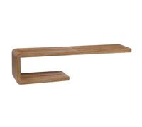 Etagère murale - AMADEUS - Calopsite - Teck massif - 80 cm - Contemporain - Design