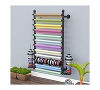 Étagère murale avec 12 niveaux pour rubans, fils, papier peint, écharpes, emballage cadeau, solution de rangement polyvalente essentielle