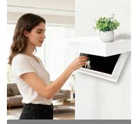 Étagère murale avec compartiment caché, étagère flottante secrète améliorée, compartiment caché, rangement mural caché, en bois pour un rangement sûr et facile de petits objets