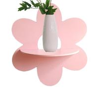 Étagère murale avec fleur de marguerite - Support décoratif pour à fleurs, étagère murale créative en forme de fleur, à suspendre, étagère de rangement pour la maison, le salon, la