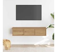 Étagère Murale avec Tiroirs Rangement Salon Blanc Bois d’Ingénierie vidaXL