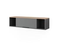 Étagère murale Betti, 120x30cm, Anthracite/Sonoma, Vicco