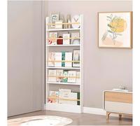 Étagère murale - Bibliothèque fine de 10 cm pour chambre à coucher, salon, chambre d'enfant - Présentoir peu encombrant pour livres et rangement