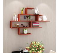 Étagère Murale,Bois Etagere Murale,étagere mural,Etagere Flottante Murale bois de Rangement,DIY Déco Tablette Flottante,pour Salon, Chambre,Cuisine,Salle de Bains,Bureau(Pear wood,130x20cm/51.1x7.8in)