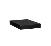 Paris Prix Étagère murale carrée Fixy 24 cm Noir
