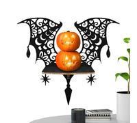 Étagère murale chauve-souris - Petite étagère flottante gothique avec construction en bois, décoration et décoration intérieure fonctionnelle | Parfait pour exposer des objets de collection dans la