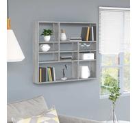 Étagère Murale Chêne Marron 90x16x78 cm Bois d'Ingénierie Flottante vidaXL