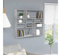 Étagère Murale Chêne Marron 90x16x78 cm Bois d'Ingénierie Flottante vidaXL