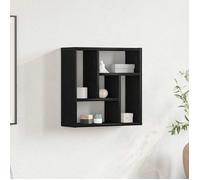 vidaXL Étagère murale chêne noir en bois d'ingénierie 45x16x45 cm