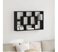 vidaXL Étagère murale chêne noir 85×16×52,5 cm – bois d'ingénierie, finition mate