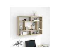 Étagère murale Chêne sonoma 75x16x55 cm Bois d ingénierie Chêne sonoma G