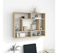 Étagère murale Chêne sonoma 75x16x55 cm Bois d ingénierie Chêne sonoma G