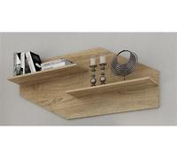 Etagere murale coloris chene cambrian - Longueur 130 x profondeur 23 x hauteur 58 cm --