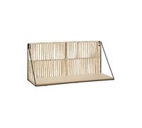 Atmosphera Étagère Sofia en corde et métal 48 x 21 cm