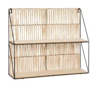 Étagère murale ""Cosy"" corde et métal 48x40cm - Atmosphera createur d'interieur