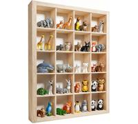 Étagère murale - CREATIVE DECO - Voitures Miniatures - 20 Compartiments - Bois - 35x26x5,5 cm