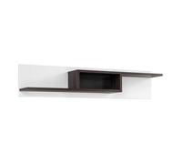 Étagère Murale "Cross" 150cm Naturel & Blanc