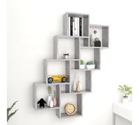 Étagère Murale Cube Support Suspendu Salon Blanc Bois d'Ingénierie vidaXL
