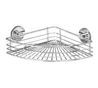 Étagère murale d'angle - Bari - Acier inox - Fixation Vacuum-Loc WENKO