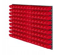 Étagère murale d'atelier KADAX, panneaux muraux, 116 x 78 cm, rouge,...