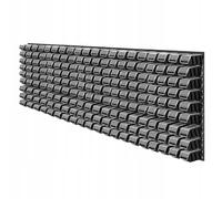 Étagère murale d'atelier KADAX, panneaux muraux, 232 x 78 cm,...