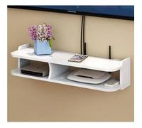 Étagère murale de Boîte De Télévision Flottante Boîte Murale Montage Mural WiFi Routeur Stand Set-Top Organisateur -50cm