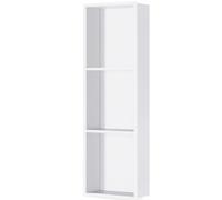 Étagère murale de douche en acier inoxydable 304 pour salle de bain, finition blanche, 700 x 280 x 125 mm, qualité hôtelière
