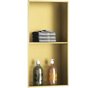 Étagère murale de douche en acier inoxydable, rangement encastré pour articles de toilette, séparateur en métal pour cuisine et salon