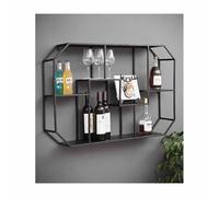 Étagère murale de grande capacité à fixer au mur, étagère murale flottante, étagère murale rectangulaire flottante, grille créative pour chambre à coucher, salon, décoration de la maison et de la